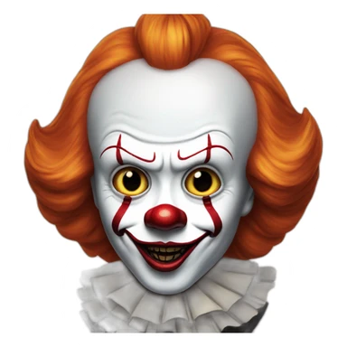 Pennywise, killer clown sticker