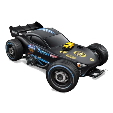 Radio Controlled Toyota 86 Batman’s favorite, shaped like a top fuel Dragster with exposed suspension  sticker