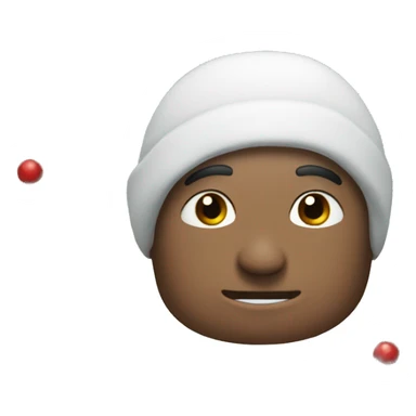 snow and garland sticker