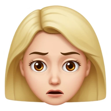 Annoyed confused and weirided out woman huhhh? sticker