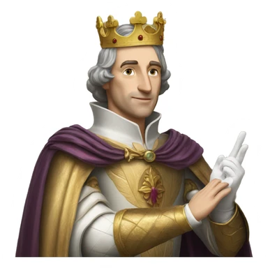 king baldwin IV He raised his hand with a white glove sticker