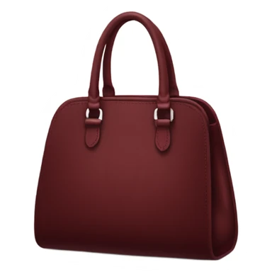dark red handbag sticker