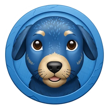 blue tick ✅ in circular form with a rough outer body  sticker