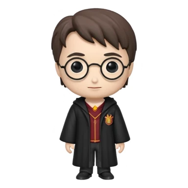 harry potter in love face funko pop style cute sticker