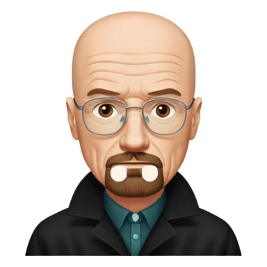 Walter white in coat  sticker