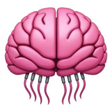 hazlo rosita mas estetico como el emoji del cerebro y ya sticker