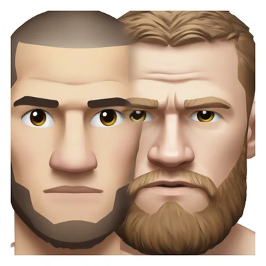 Khabib Nurmagomedov vs Conor McGregor sticker