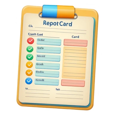 Report Card Helper sticker