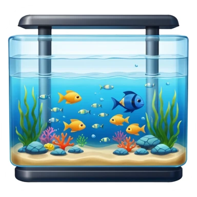 A big long rectangular Aquarium sticker