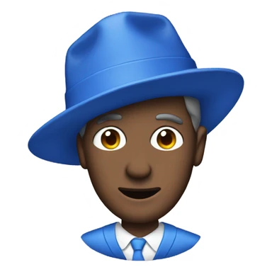 VHS tape of a man with a blue hat  sticker