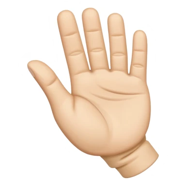 fold thumb to palm sticker