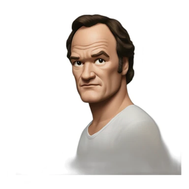 tarantino quentin portrait sticker
