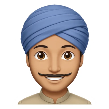 Muslim men wearing turbans sticker