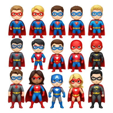 Superheroes  sticker