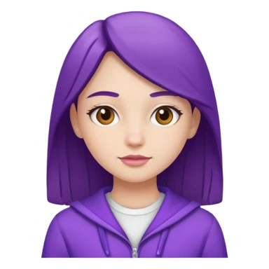 -18 branco e roxo sticker