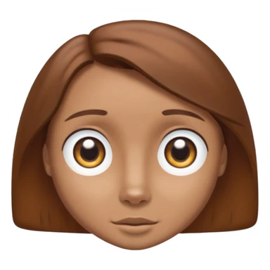 bluey bingo and a girl with brown hair brown eyes and tan sticker