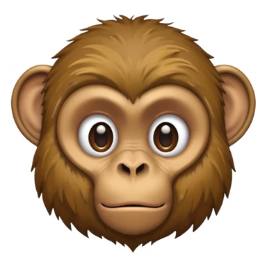 homeless dirty poor monkey  sticker