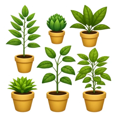 plants cultures. Transparent background sticker