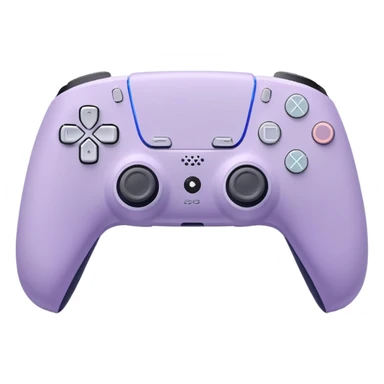 Ps5 pastel purple and white controller  sticker