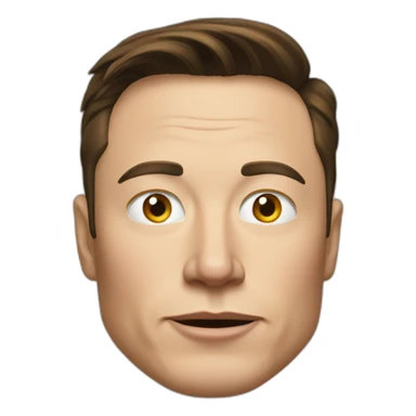 elon musk without money sticker