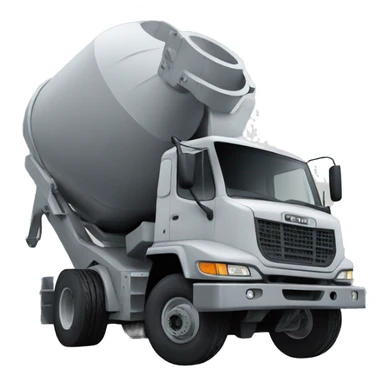Concrete mixer sticker