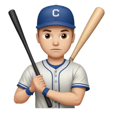 baseball player sticker