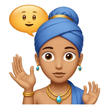 Genie with Speech Bubble saying it is done sticker