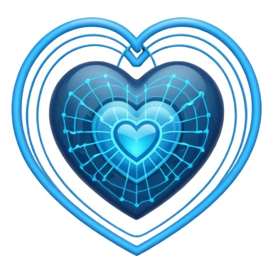 internet security heart sticker