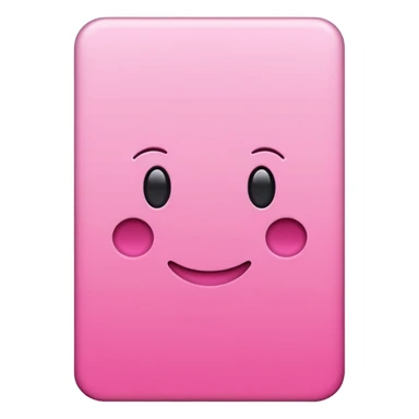 Pink card sticker