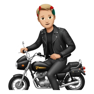 alexander skarsgard on a motorbike sticker