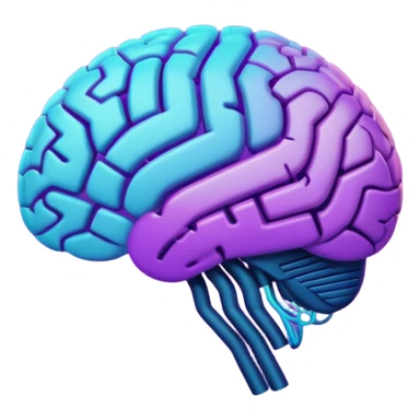 I need an emoji for Slack that ilustrates Artificial Intelligence (AI) si I can flag/tag pull requests and messages that are generated with AI for colleagues to know that they need to pay attention !

Make it animated and as large as possible  sticker