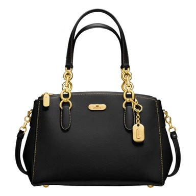 Coach Brooke Carryall black bag sticker