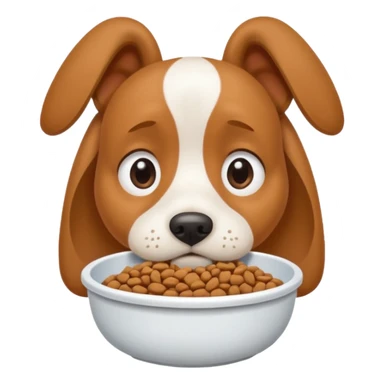 dog food sad dog emoji sticker