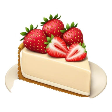 Strawberry cheesecake sticker