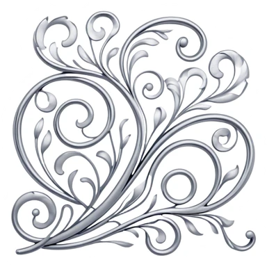 Metal painting and filigree icon, metal surface with delicate filigree work and intricate hand-painted patterns, visible thin metal threads forming swirls and loops, bright enamel or metallic paints, visible paintbrush and filigree tools, no finished artwork, just the process, minimalistic style, clean lines, transparent background. sticker