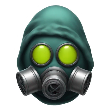 blob-face with gasmask sticker