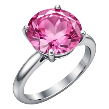 This emoji needs to be a bink engagemwnt ring. So 💍 but with a pink stone sticker