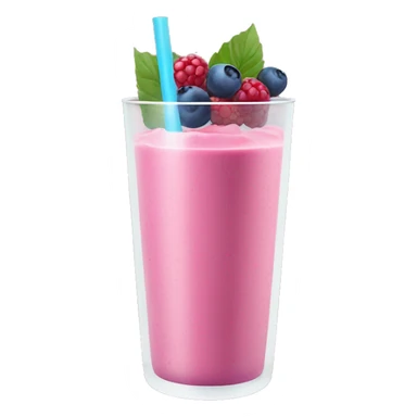 smoothie with blueberrys, redberrys  sticker
