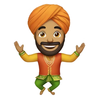 Bhangra sticker