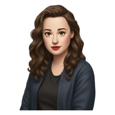 Katherine Langford sticker