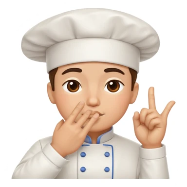 chef's kiss hand gesture without face sticker