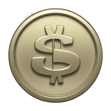money coin sticker