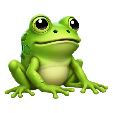 Rave frog sticker
