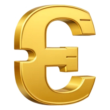 Symbole de currency en or en forme de lettre F précise, seul, 3D, brillant, style emoji simple et lisible sur fond uni. pas une autre lettre

Fcoins sticker