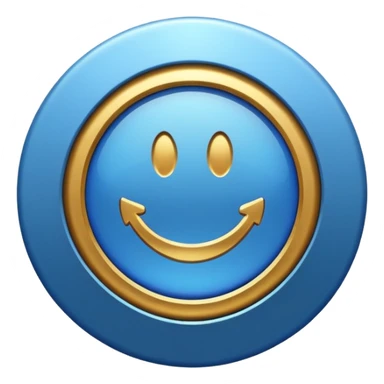 Bagde de certification  blue  sticker