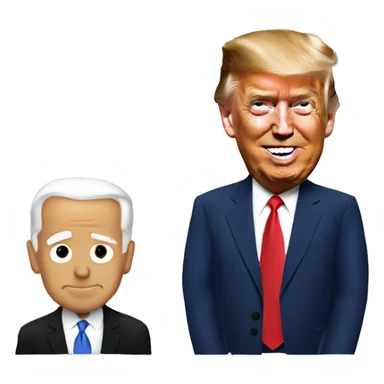 Biden with trump sticker