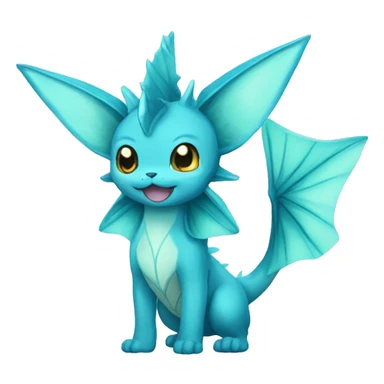 Vaporeon full body sticker