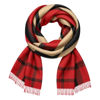 burberry scarf sticker