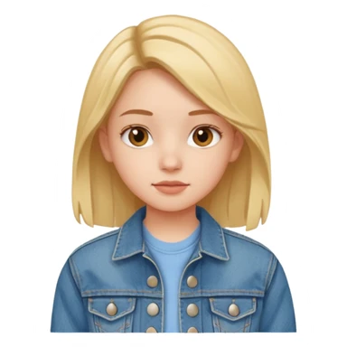 Tête jolie femme ado Real  sticker