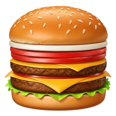 mcdonalds burger single patty sticker